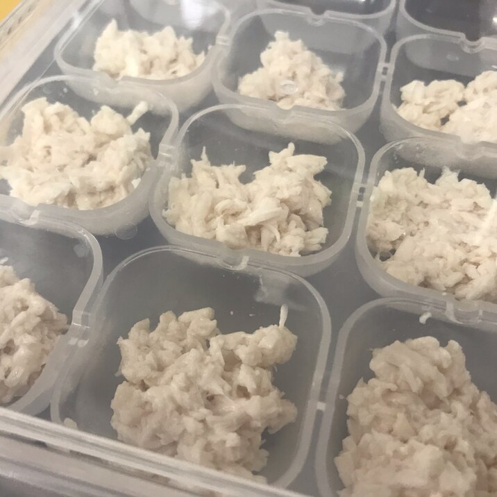 離乳食中期 鶏ささみの作り置き レシピ 作り方 By 怪獣ゴン太 楽天レシピ 離乳食中期 鶏ささみの作り置き レシピ 作り方 By 怪獣ゴン太 楽天レシピ